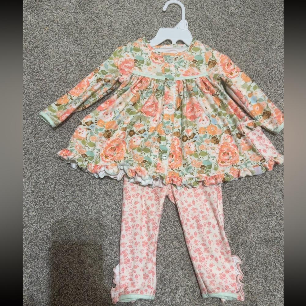 Sweet Honey 18 mo floral lounge set